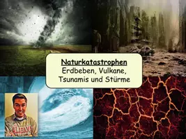Vorschau - Arbeitsblätter - Erdkunde: Naturkatastrophen - Deckblatt