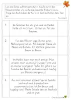 Vorschau - Arbeitsblätter - Lesespaziergang Herbst - Seite 1