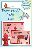 Vorschau - Poster - Themenplakat/Poster - Feuer/Feuerwehr - Deckblatt