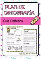 Vista previa - Unidades / Secuencias / Situaciones de Aprendizaje - Plan de ortografía: guía didáctica + listados de palabras + pasaporte - Portada