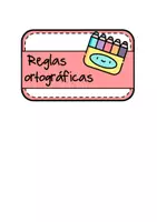 Vista previa - Tarjetas / Manipulativos - Reglas ortográficas para el Plan de Ortografía - página 3