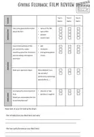 Vorschau - Arbeitsblätter - How to write a film review: checklist, worksheet + feedback - Seite 2
