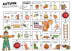 Vorschau - Spiele - Autumn / Fall - DIY Board Game (Brettspiel mit Lösungen) - Seite 3