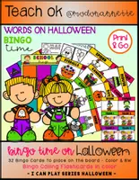 Vista previa - Juegos / Gamificación - I CAN PLAY Series Bingo Time HALLOWEEN - Portada