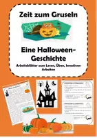 Vorschau - Unterrichtsreihen - Materialpaket Halloween im Deutschunterricht - Kreativ - Seite 1
