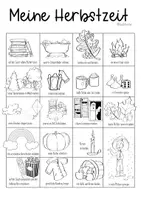 Aperçu - Jeux - Herbstzeit / Herbst - Sketchnote und Bingo DaZ - Page 2