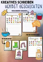 Aperçu - Feuilles d'exercices - Kreatives Schreiben - Herbst / Herbstgeschichten (DaF / DaZ) - Page de couverture
