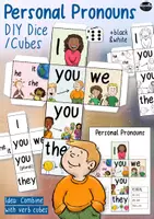 Aperçu - Matériel pour travaux manuels / dessin - Personal Pronouns Dice / DIY Cubes / Würfel - Page de couverture