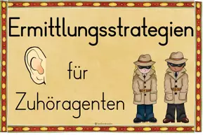 Vorschau - Unterrichtsreihen - Ermittlungs- / Zuhörstrategien (`Kriminell gut zuhören´) - Seite 3