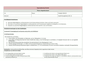 Vorschau - Lehrpläne/Lehrermaterial - Sequenzplanung/ Reihenplanung: Doppelkonsonant (Klasse 3-4) - Seite 1