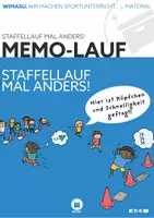 Vorschau - Spiele - Memo-Lauf für den Sportunterricht Original – Gedächtnis-Lauf Staffellauf mal anders! - Deckblatt