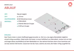 Vorschau - Spiele - Memo-Lauf für den Sportunterricht Original – Gedächtnis-Lauf Staffellauf mal anders! - Seite 3