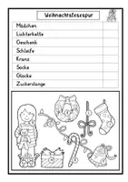 Vorschau - Arbeitsblätter - Lesespuren- Weihnachten- Klasse 1 - Seite 2