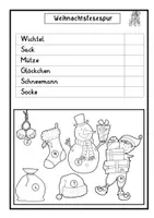Vorschau - Arbeitsblätter - Lesespuren- Weihnachten- Klasse 1 - Seite 3