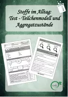 Vorschau - Test - Klassenarbeit und Tests: Stoffe im Alltag, differenziert, veränderbar - Seite 1
