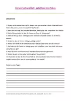 Vorschau - Arbeitsblätter - Wildtiere im Zirkus - Deckblatt
