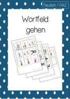 Vorschau - Bildkarten - Wort- und Bildkarten zum Wortfeld "gehen" - Deckblatt