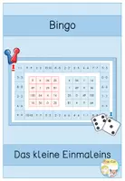 Vorschau - Stationenlernen - Bingo - Das kleine Einmaleins 1x1 - Deckblatt