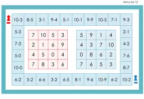 Vorschau - Spiele - Bingo Subtraktion bis 20 - Seite 2