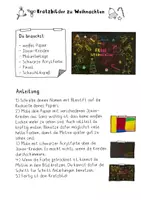Vorschau - Mal- und Bastelvorlagen - Kunst Winter Kratzbilder, Kratzbilder Weihnachten Grundschule - Seite 1