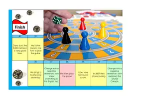 Vorschau - Spiele - Board Game / Brettspiel zum Simple Past für die 5. / 6. Klasse - Mit Anleitung und Lösungen als PDF - Seite 3