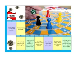 Vorschau - Spiele - Board Game / Brettspiel zum Simple Past für die 7. / 8. Klasse - Mit Anleitung und Lösungen als PDF - Seite 3