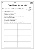 Vorschau - Arbeitsblätter - Deutsch/DaZ: MATERIALPAKET - Präpositionen (Merkblatt + Übung inkl. Lösung) - Seite 3