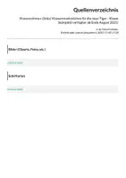 Vorschau - Bildkarten - Klassenzimmer-Deko/ Klassenmaskottchen für die neue Tiger - Klasse (komplett verfügbar ab Ende August 2021) - Seite 1