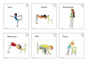Vorschau - Bildkarten - Kinderyoga Karten klein Yoga in der Grundschule - Seite 2