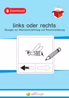 Vorschau - Arbeitsblätter - links oder rechts - Deckblatt