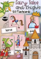 Vorschau - Bildkarten - Fairy Tales / Knights - 50 Flashcards / Bildkarten (Englisch) - Deckblatt