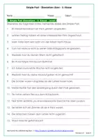 Vorschau - Arbeitsblätter - Simple Past Übungen mit Lösungen für die 5. Klasse - Übersetzen üben - Seite 2
