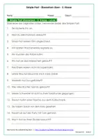 Vorschau - Arbeitsblätter - Simple Past Übungen mit Lösungen für die 5. Klasse - Übersetzen üben - Seite 2