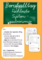 Vorschau - Arbeitsblätter - In den Alltag einfühlen - Fachleute für Systemgastronomie - Deckblatt