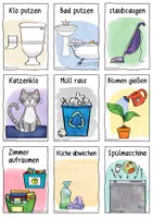 Vorschau - Bildkarten - Familiendienste / Haushalt - 36 Karten - Eltern / Familie - Seite 2