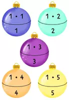 Vorschau - Spiele - Weihnachtskugel Rechnen - Kleines Einmaleins - Seite 1