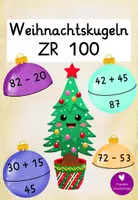 Vorschau - Präsentationen/Tafelbilder - Weihnachtskugel Rechnen im ZR 100 - Deckblatt