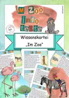 Vorschau - Text - Zoo Wissenskartei - Deckblatt
