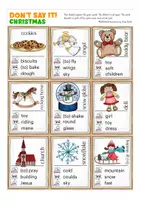 Vista previa - Juegos / Gamificación - Don't say it Christmas English - página 2