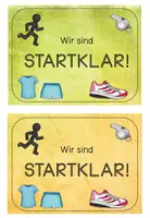 Vorschau - Bildkarten - Wir sind startklar für den Sportunterricht - Karte für die Umkleidekabine - Seite 3
