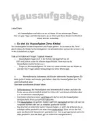 Vorschau - Merkblätter - Elternbrief Hausaufgaben - Deckblatt