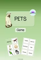 Vorschau - Bildkarten - Pets Game - Deckblatt