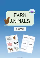 Vorschau - Spiele - Farm Animals Game - Deckblatt