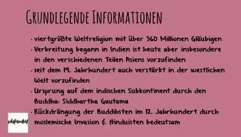 Vorschau - Präsentationen/Tafelbilder - Präsentation: Buddhismus - Stundenentwurf / Lehrermaterial - Seite 2