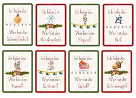 Vorschau - Spiele - Ich habe - Wer hat? Lesespiel für die Grundschule (Weihnachten) - Seite 2