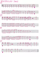 Vorschau - Arbeitsblätter - Bei mir bist du schön - mit 2 Improvisationen - für 2 Gitarren - Seite 3