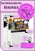 Vorschau - Stundenentwürfe - Erlebniserzählung: November - Deckblatt