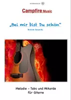 Vorschau - Arbeitsblätter - Bei mir bist du schön - mit 2 Improvisationen - für 2 Gitarren - Deckblatt