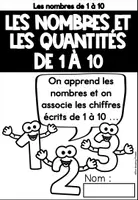 Aperçu - Feuilles d'exercices - Les nombres et les quantités de 1 à 10 - 42 fiches dáctivité - Page 2