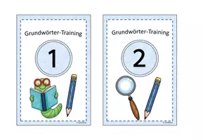 Vorschau - Arbeitsblätter - Lernwörter/ Grundwörter: Stationsschilder und Trainingspläne (Klasse 1-4) - Seite 3